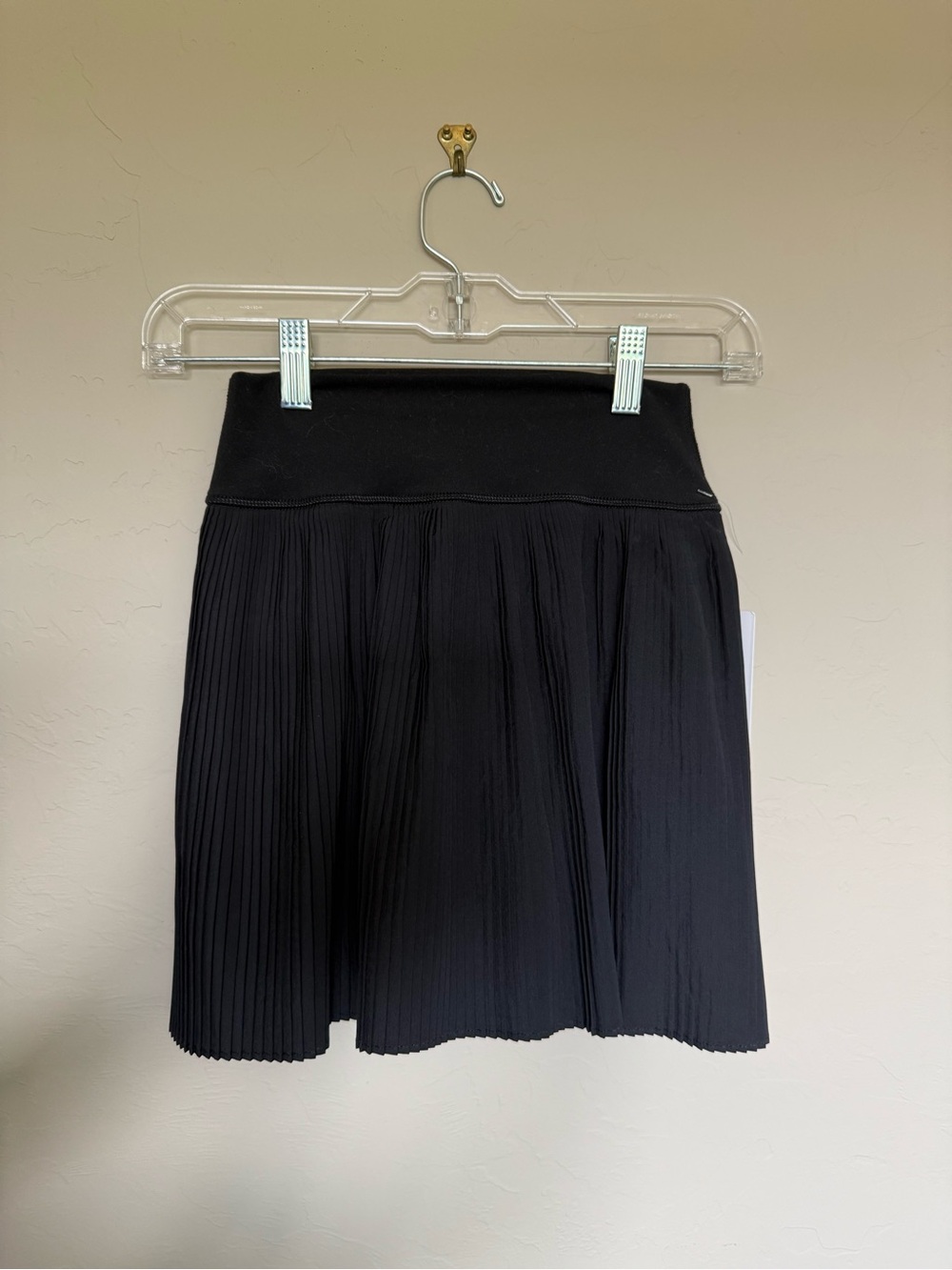 Black Pleated Athletic Skort